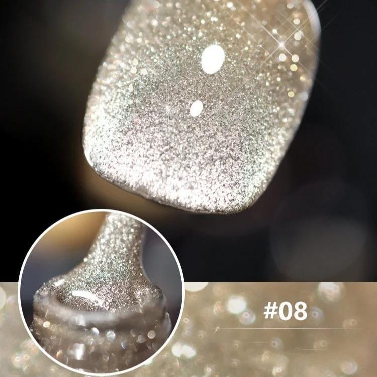 Laser Diamond neglelakksett: Intens glans og glamorøs glød