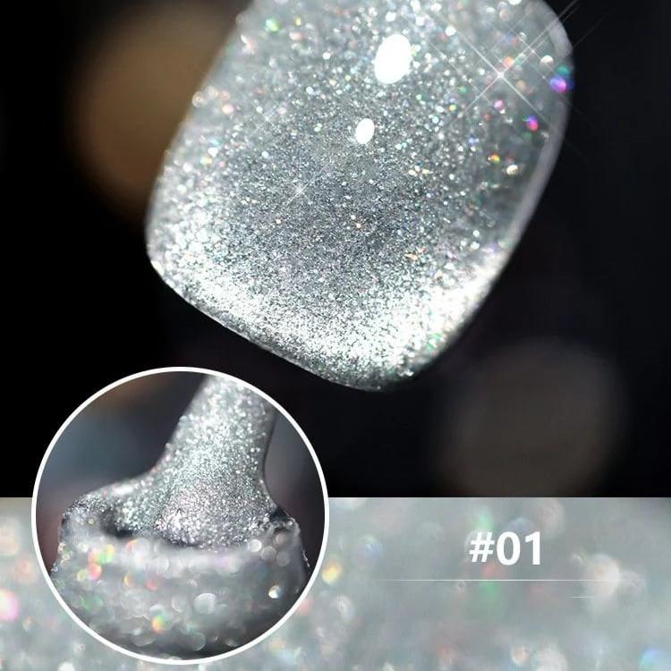 Laser Diamond neglelakksett: Intens glans og glamorøs glød