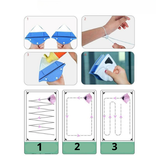 שואב חלונות מגנטי - ניקוי החלונות אף פעם לא היה כל כך קל!