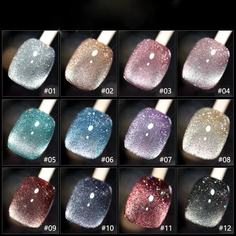 Laser Diamond neglelakksett: Intens glans og glamorøs glød