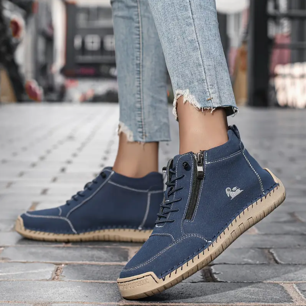 VogaDeck ダブルジップ – コンフォートスニーカー & 整形外科サポート 