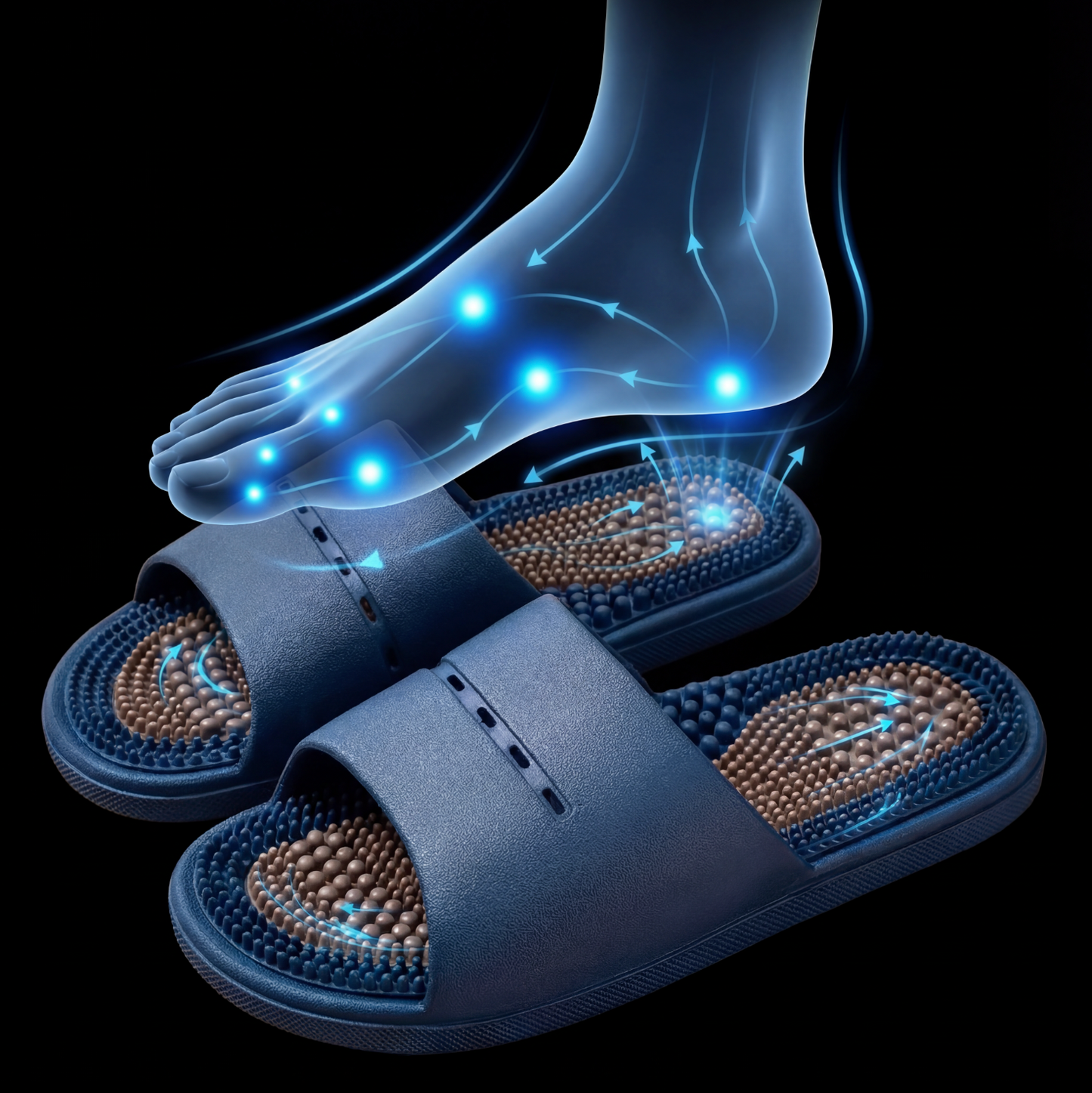 Massage Sandals - Acupuncture Pressure Points 